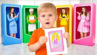 Mamá de la caja – Una divertida historia familiar para niños