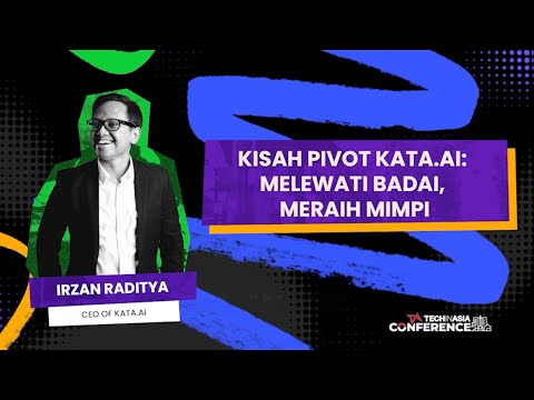 Founders Talk: Irzan Raditya - Kata.AI at Tech in Asia Conference Jakarta 2024