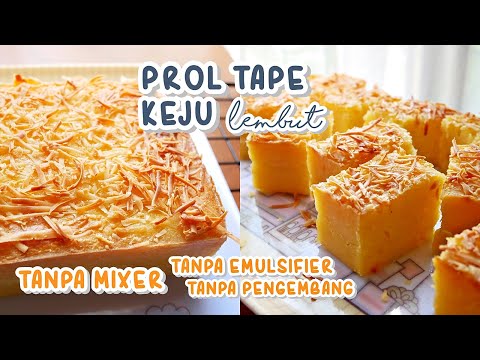 BIKIN PROL TAPE KEJU PANGGANG - LEMBUT DAN MUDAH BANGET TANPA MIXER