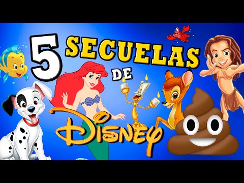 5 secuelas DISNEY a secas (de 💩)