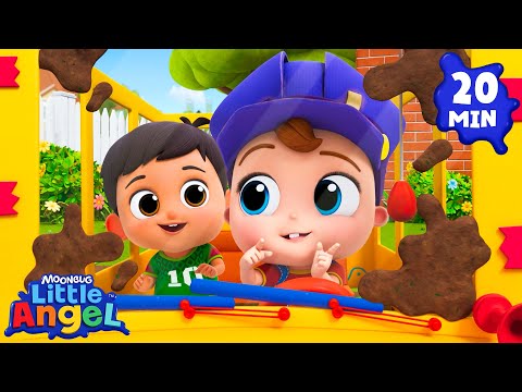 The BEST Wheels on the Bus Songs Compilation EVER! 20+ Minutes Little Angel Nursery Rhymes