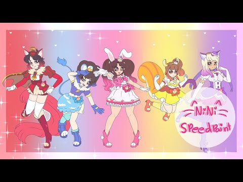 ~Kira kira precure a la mode big cosplay~Speedpaint