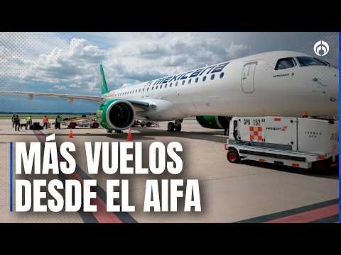 Mexicana anuncia nuevos vuelos desde el AIFA a Chiapas, Chihuahua y Hermosillo