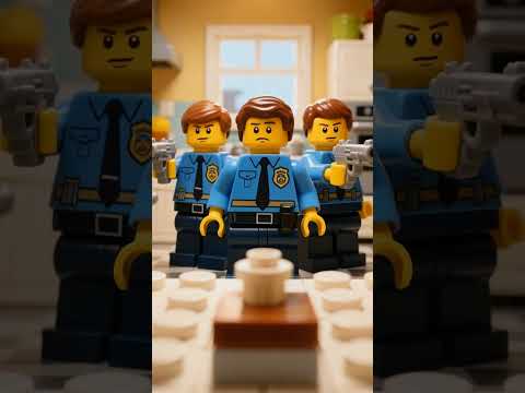 Lego old woman Don't call the police 😹Like and Subscribe♥️ #animation #funny #cat #lego