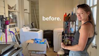 this laundry room went from dumpy to designer... [INSANE TRANSFORMATION]