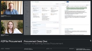 Chad & Agathe | How Palantir Powers AI Automation Across Procurement