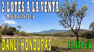 LOTES A LA VENTA EN DANLÍ HONDURAS NUESTRA PRIMERA CHAMBA FUERA DE EL SALVADOR