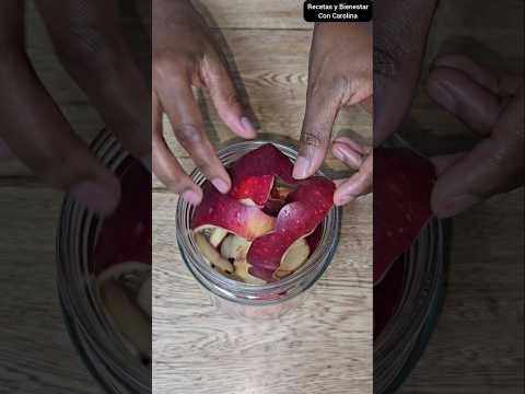 Sabias que si agregas las cascaras de manzana en... 😱