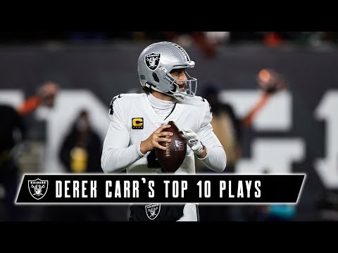 Derek Carr’s Top 10 Plays From the 2021 Season | NFL Highlights | Raiders video clip 