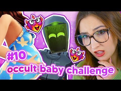 i had a baby with a ROBOT in the sims 4 🤖 occult baby challenge #10