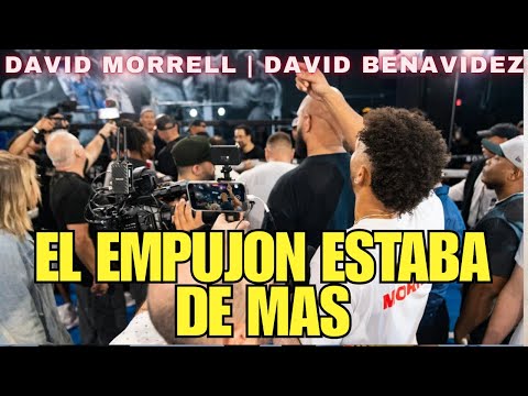 DAVID MORRELL VS DAVID BENAVIDEZ: después de tanto criticar, esta hay que verla