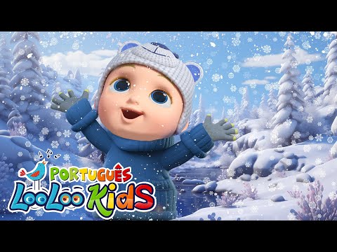 ✨Sussurros Da Neve No Ar - Canções de Natal para Crianças com LooLoo Kids Portugués