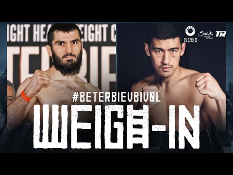 Artur Beterbiev Vs Dmitry Bivol | WEIGH-IN