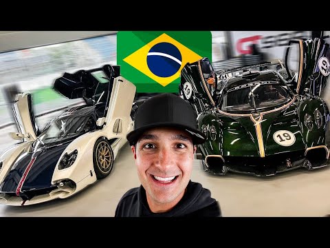 ESSES SÃO OS 2 PAGANI DO BRASIL! * PAGANI HUAYRA R E UTOPIA 🇧🇷*