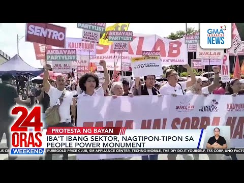 Iba't ibang sektor, nagtipon-tipon sa People Power Monument