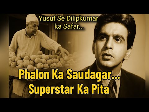 "फल बेचने वाले का बेटा जो बन गया ट्रेजेडी किंग - Dilipkumar का असली सफर" | Yusuf se Dilipkumar ♥️