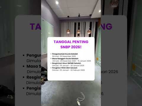 Tanggal penting SNBP 2026. Save video ini untuk info lain seputar PTN #snbp2026 #masukPTN #infoptn