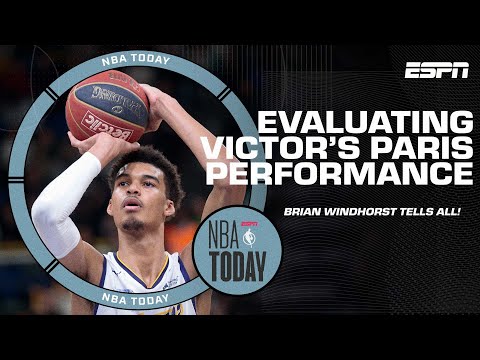 Brian Windhorst evaluates Victor Wembanyama's performance in Paris | NBA Today