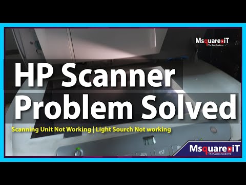why wont my hp laserjet 1536dnf mfp scan