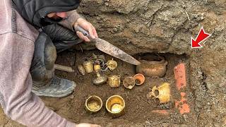 We Found An Ancient Tomb❗️ [ Strange Metal Detector Find ]