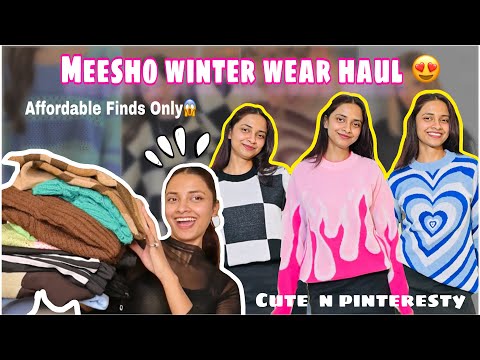 *HUGE MEESHO WINTER WEAR HAUL* 😍Affordable Finds Only🥰 Under ₹599😱|| ClassyWings✨