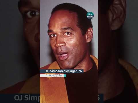 OJ Simpson dies aged 76, his family has announced  #itvnews #news #ojsimpson #breakingnews