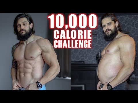 10,000 CALORIE CHALLENGE - 1 DAY Transformation - EPIC CHEAT DAY | Lex Fitness