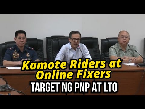 KAMOTE RIDERS at ONLINE FIXERS TARGET NG LTO AT PNP