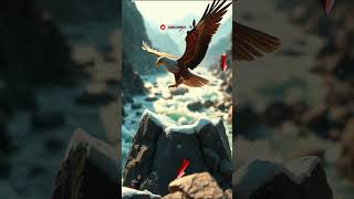 The Perfect Strike: Eagle vs Fish vs AI #aishorts #animals