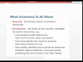 Economic Principles and Concepts