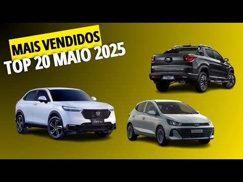 🔥POLO vs STRADA: A BRIGA PELO TOPO! 🏆 Os 20 Carros Mais Vendidos de Maio 2025!