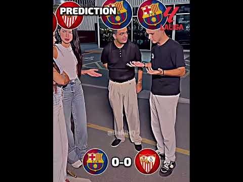 Barcelona vs Sevilla Prediction.. #usa
