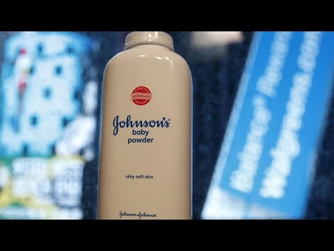 YouTube video thumbnail: J&J Faces First UK Lawsuits Alleging its Baby Powder Caused Cancer