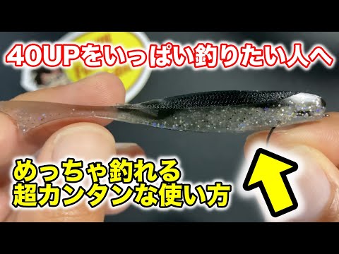 【バス釣り】初心者でも釣れる!ピュンリグの使い方&セッティング解説(ジャスターフィッシュ3.5)