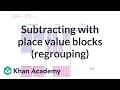 Subtraction with Place Value Blocks
