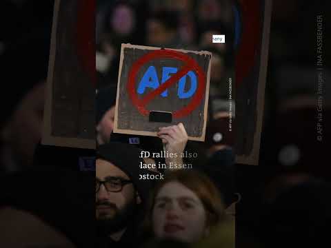 Thousands gathered in German cities to protest against the far-right AfD party | DW News