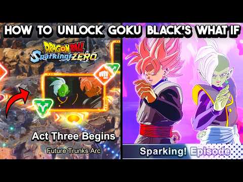 How To Unlock Goku Black's Proof of Justice WHAT IF (Sparking Episode) | Dragon Ball Sparking Zero