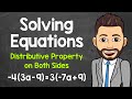 Solving Multi-Step Equations with the Distributive Property
