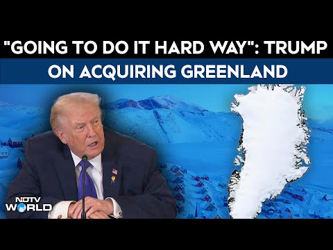 Trump On Greenland | "Going To Do It Hard Way": Trump On Acquiring Greenland