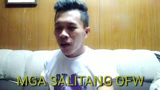OFW inspiring word and realization