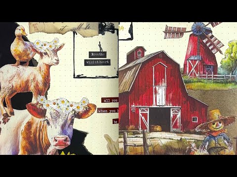 New scrapbooking | Farm life themed 🐄🐐🐥