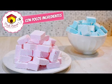 Como hacer malvaviscos SIN HUEVOS rápido y facil