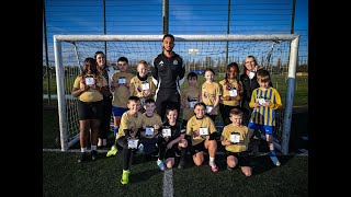 Lloyd Kelly visits Newcastle United Foundation's NU Transition programme