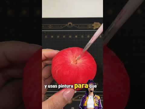 🍎¡Con solo una toallita desechable puedes hacer una linda manzana antiestrés para apretar!#funny#diy