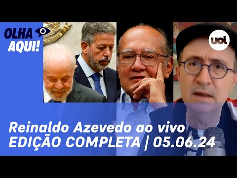 Reinaldo Azevedo ao vivo: Gilmar x Moro, fala de Lula, taxação, Malafaia e+| OLHA AQUI COMPLETO