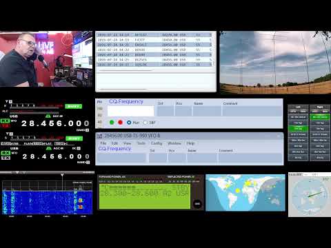 Testing the station before IOTA Contest