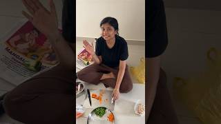 வீட்ல இருக்குறது வச்சு ஓரு Korean Lunch⁉️Tasty Soya Rice Veggy Bowl‼️#shorts #makeup #saravijay