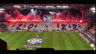 Lech Poznań Ultras 100 Lat #football #lechpoznań #footballultras #footballfans #ultras #pyro #poland