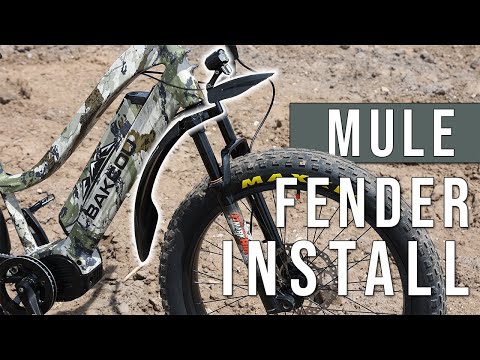 How to Install the Front Fender on the Bakcou Mule eBike