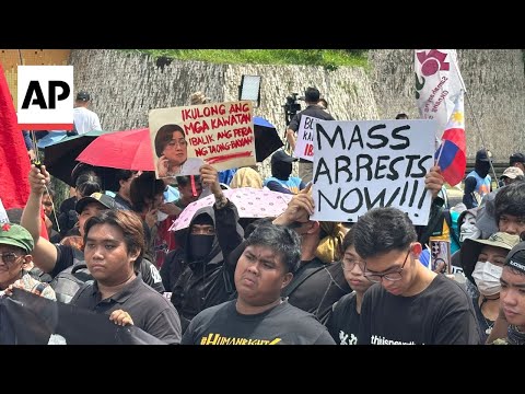 YouTube video thumbnail: Protests in Philippines Over Allegations of Corruption in Flood Control Projects